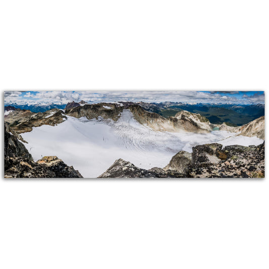 Brandywine Glacier, Mountain Lookout Panorama - Aluminum Print, Whistler, British Columbia, Canada