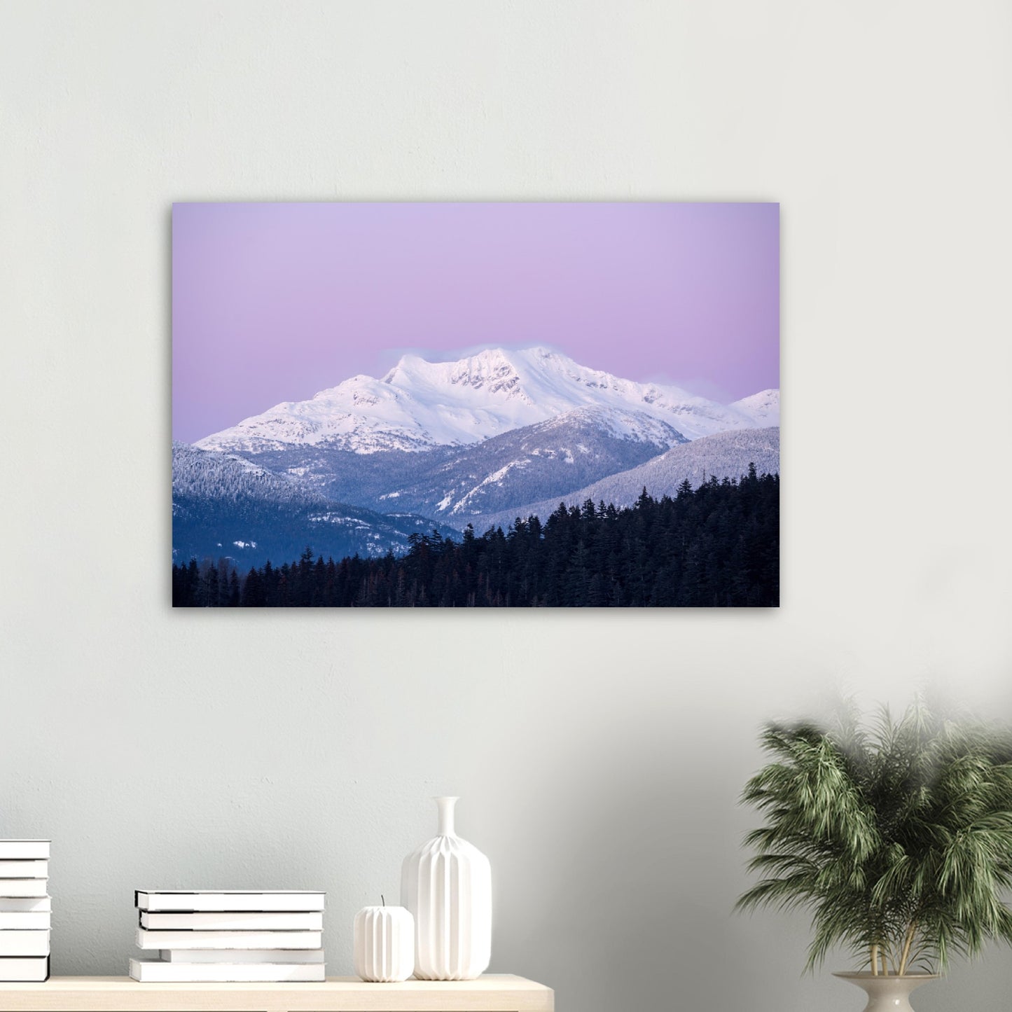 Sunset over Alta Lake with Mountain View - Landscape Metal / Aluminum Print - British Columbia, Canada