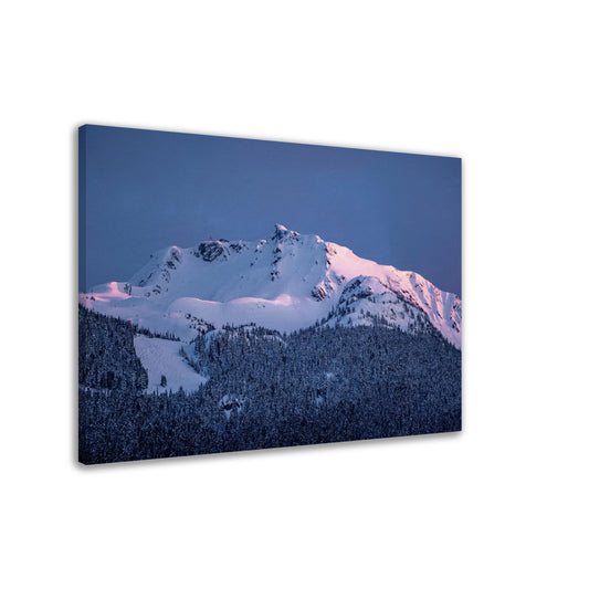 Whistler Peak Sunset Canvas Print - British Columbia, Canada