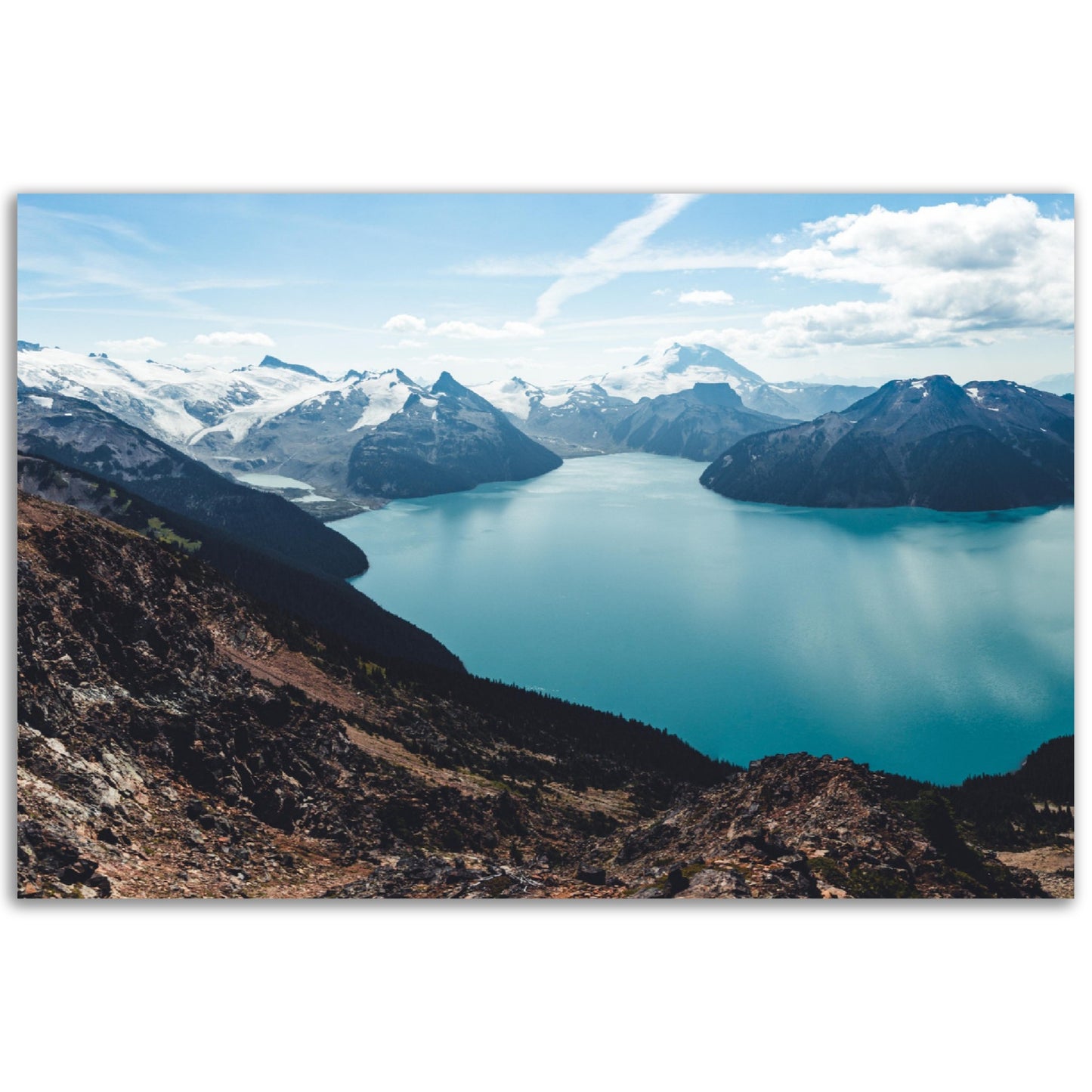 Panorama Ridge View with Garibaldi Lake - Aluminum Metal Print - British Columbia, Canada