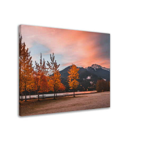 Sunrise at Rainbow Park in Whistler - Landscape Canvas Photo Print, British Columbia, Canada