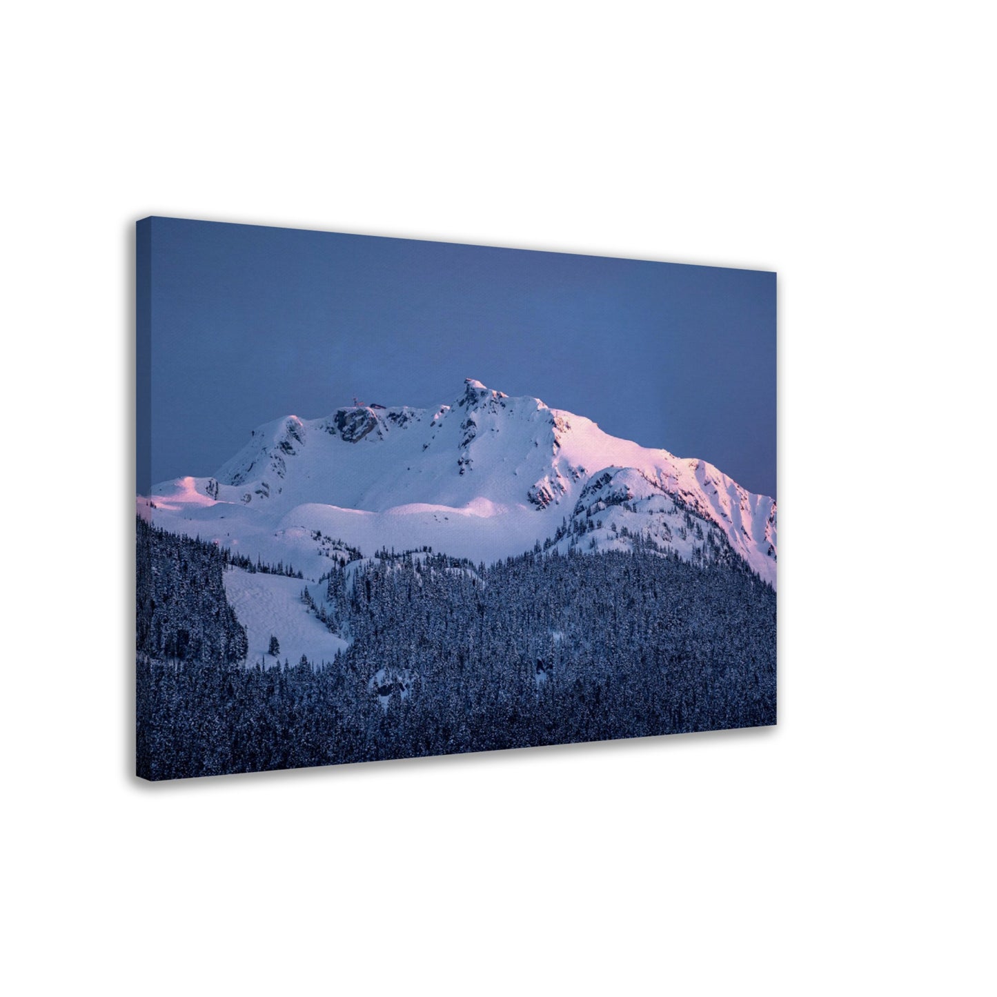 Whistler Peak Sunset Canvas Print - British Columbia, Canada