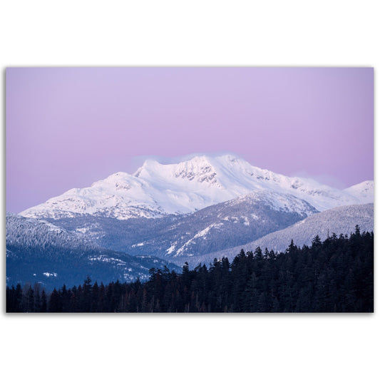 Sunset over Alta Lake with Mountain View - Landscape Metal / Aluminum Print - British Columbia, Canada